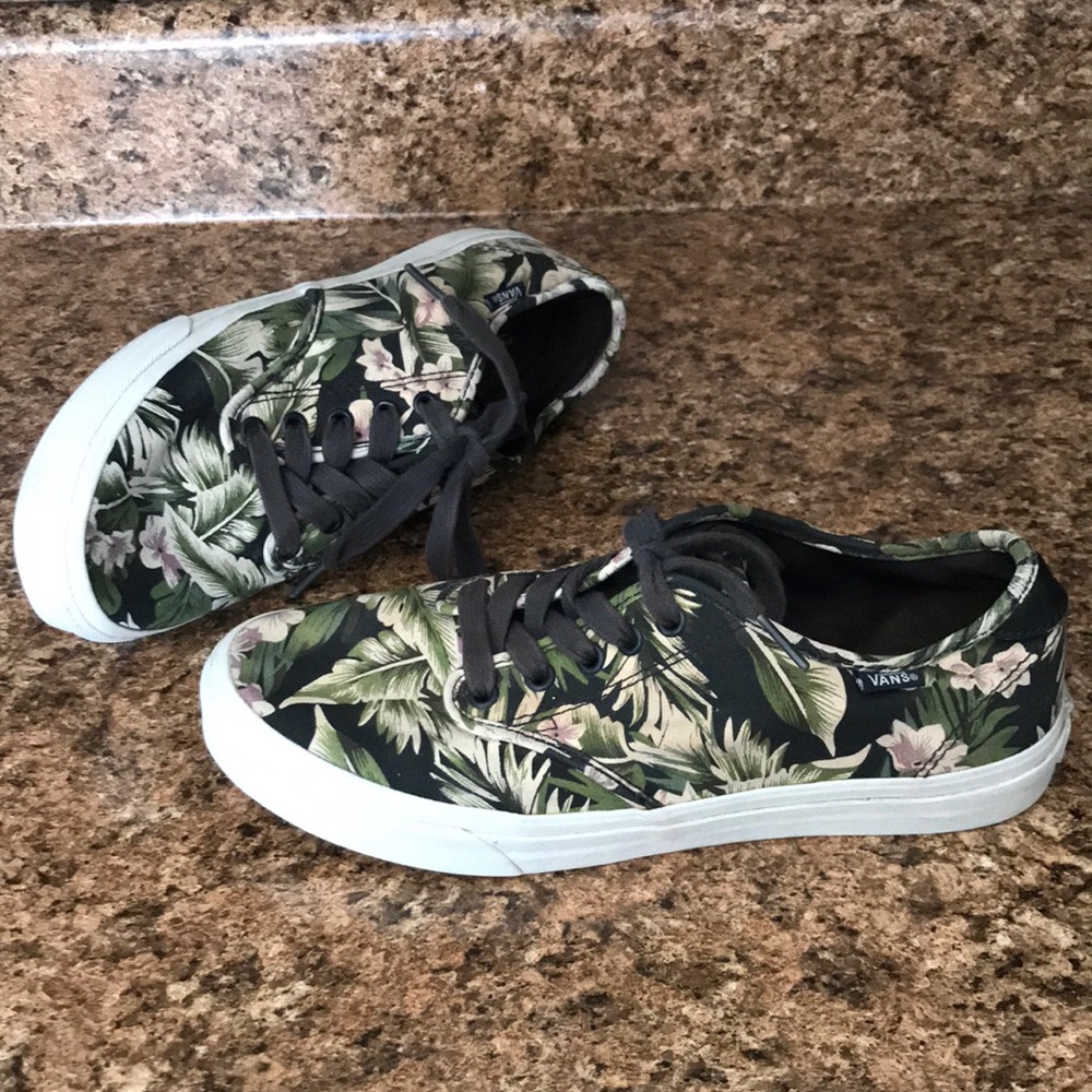 VANS Off The Wall Women Low Top Hawaiian Floral Sneakers | 9.5 - Picture 5 of 14